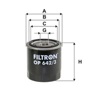 Eļļas filtrs - OP 642/3