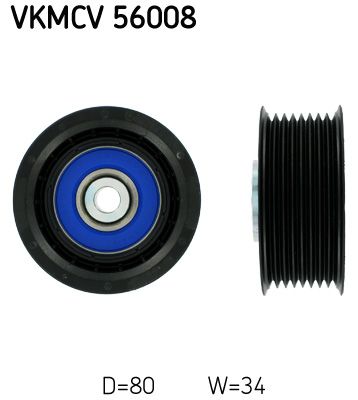 Celiņu siksnas rullītis - VKMCV 56008