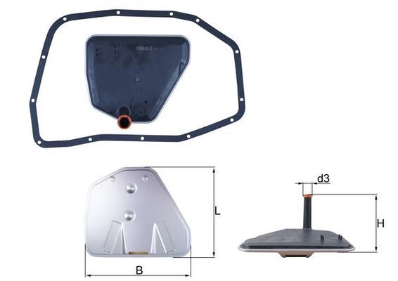 Hidraulikas filtrs, Automātiskā pārnesumkārba - HX 233D