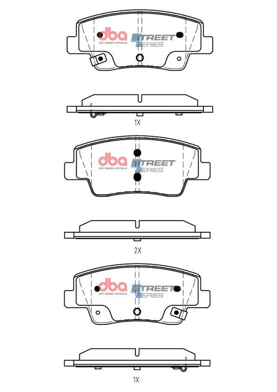 Brake Pads Street Series - DB15206SS