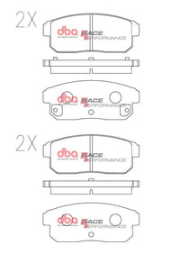 Brake Pads Race Performance - DB1671RP