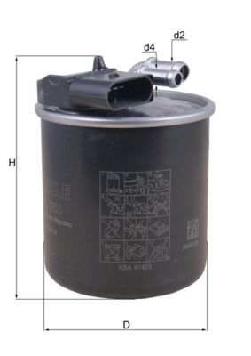 Degvielas filtrs - KL 950