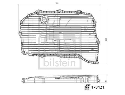Hidraulikas filtrs, Automātiskā pārnesumkārba - 178421