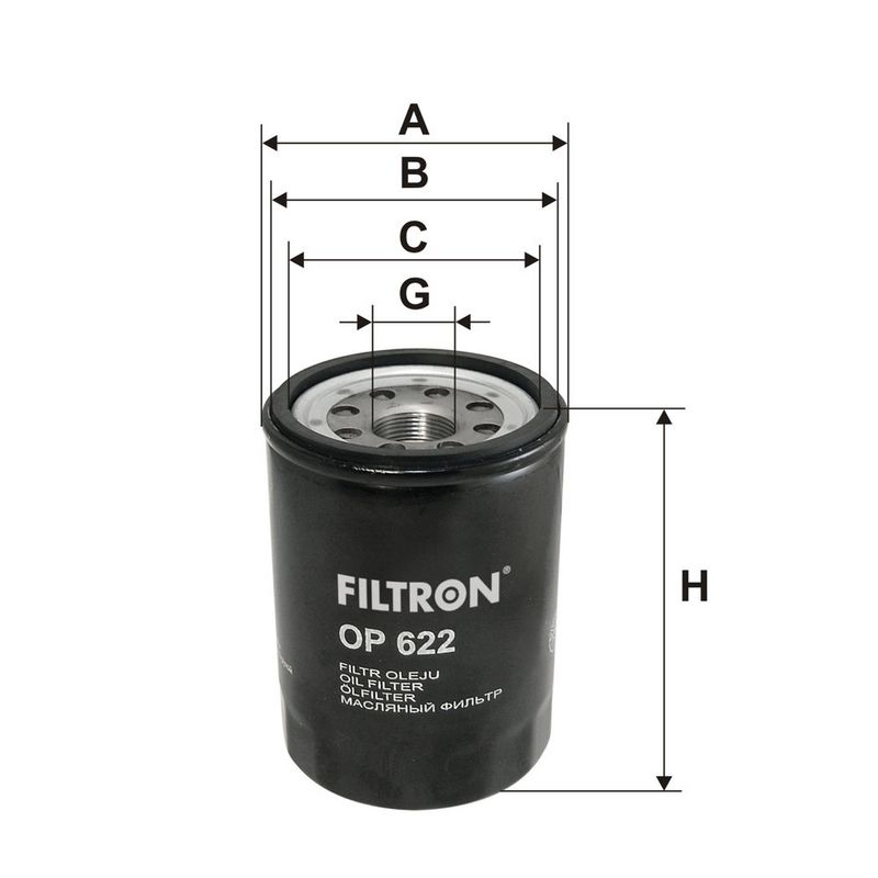 Eļļas filtrs - OP 622