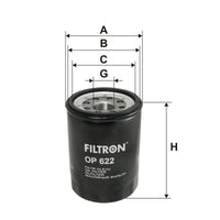 Eļļas filtrs - OP 622