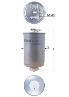 Degvielas filtrs - KL 43