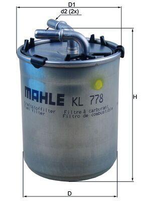 Degvielas filtrs - KL 778