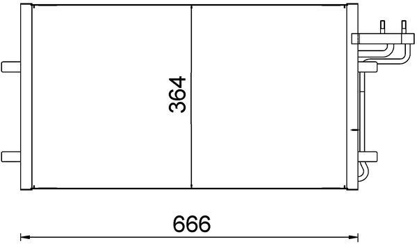 Lauhdutin, ilmastointilaite - AC 374 000S