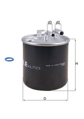 Degvielas filtrs - KL 723D