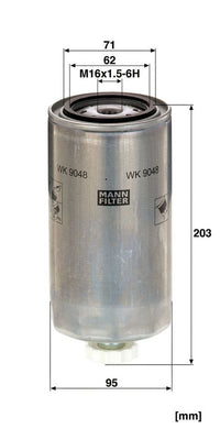Degvielas filtrs - WK 9048 x