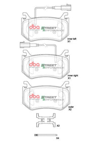 Brake Pads Street Performance - DB15222SP