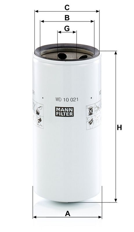 Hidraulikas filtrs - WD 10 021