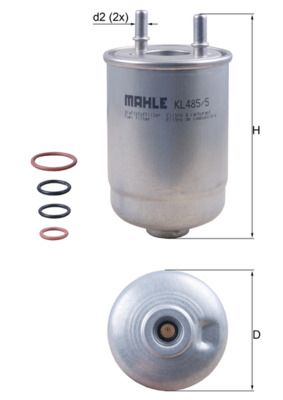 Degvielas filtrs - KL 485/5D