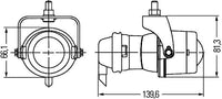 Miglas lukturu komplekts - 1NL 008 090-821