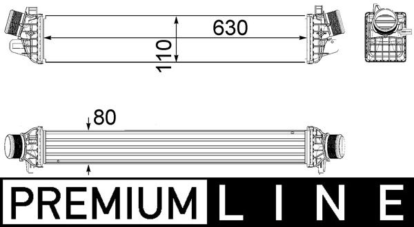 Välijäähdytin - CI 258 000P