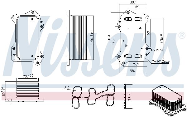 Eļļas radiators, Motoreļļa - 91446
