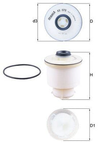 Degvielas filtrs - KX 573D