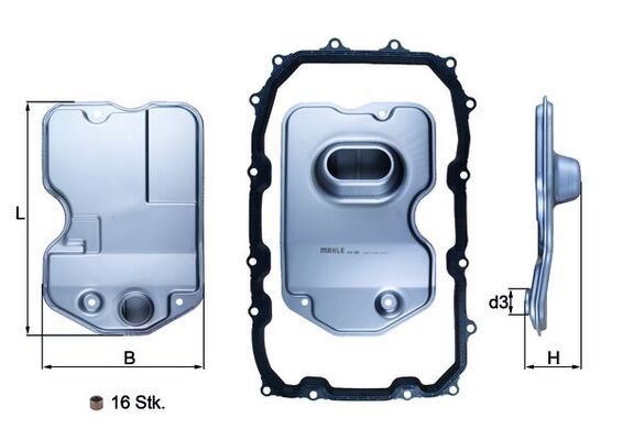 Hidraulikas filtrs, Automātiskā pārnesumkārba - HX 160KIT