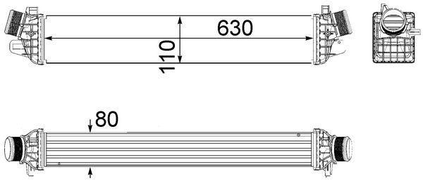 Välijäähdytin - CI 258 000P