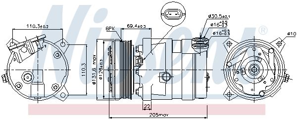 Kompressori, ilmastointilaite - 89058