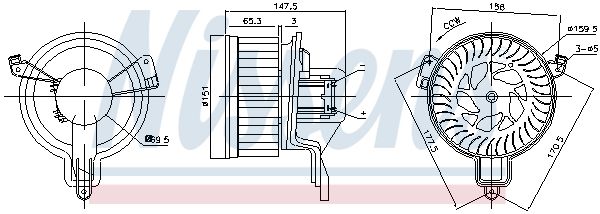 Sisätilapuhallin - 87259