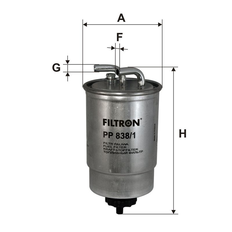 Degvielas filtrs - PP 838/1