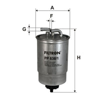 Degvielas filtrs - PP 838/1