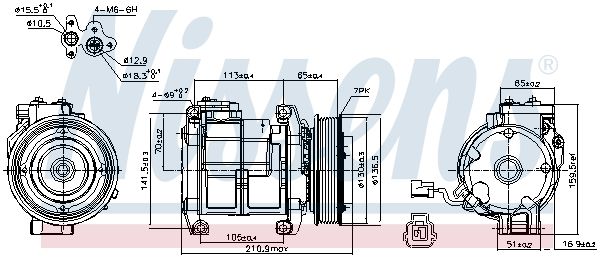 Kompressori, ilmastointilaite - 89084