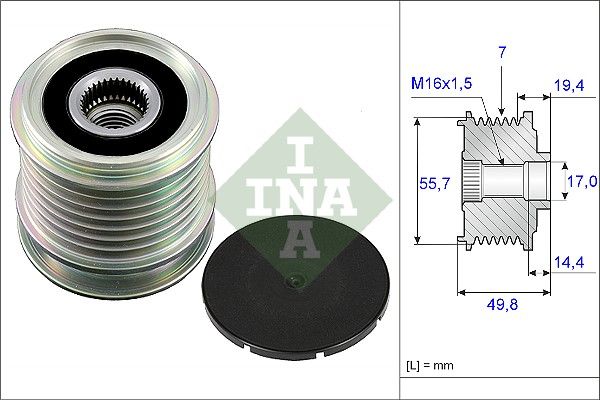 Ģeneratora skriemelis - 535 0165 10
