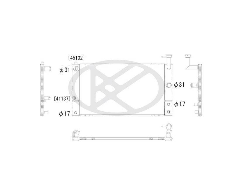 Motora dzesēsanas radiators - AA010012