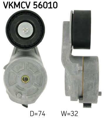 Daudzceliņu siksnas spriegotājrullītis - VKMCV 56010