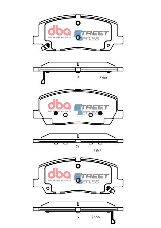 Brake Pads Street Series | Front Axle - DB2756SS