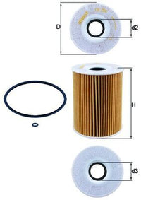 Eļļas filtrs - OX 254D1