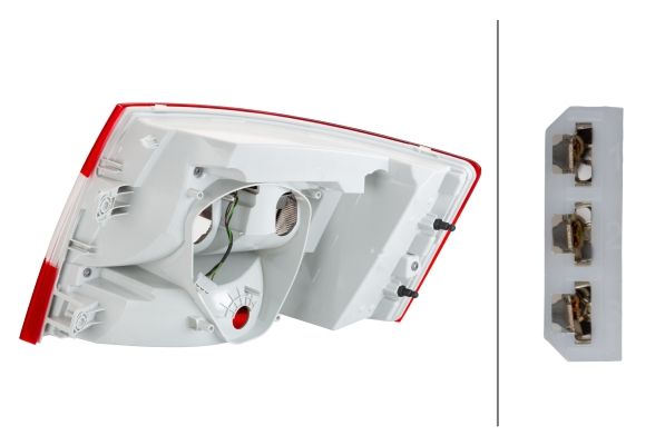 Aizmugurējais lukturis - 2SK 012 883-051