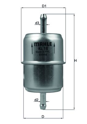 Degvielas filtrs - KL 18 OF