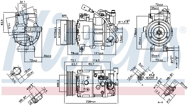 Kompressori, ilmastointilaite - 890048