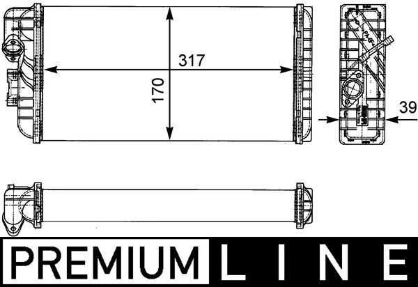 Lämmityslaitteen kenno - AH 124 000P