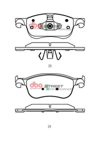 Brake Pads Street Performance | Front Axle - DB15149SP