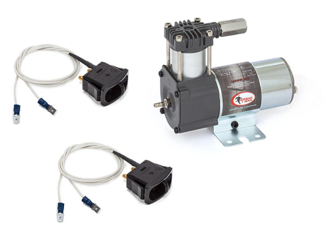 Dual Electric Paddle Air Control Kit with Light Duty Compressor - AC3000