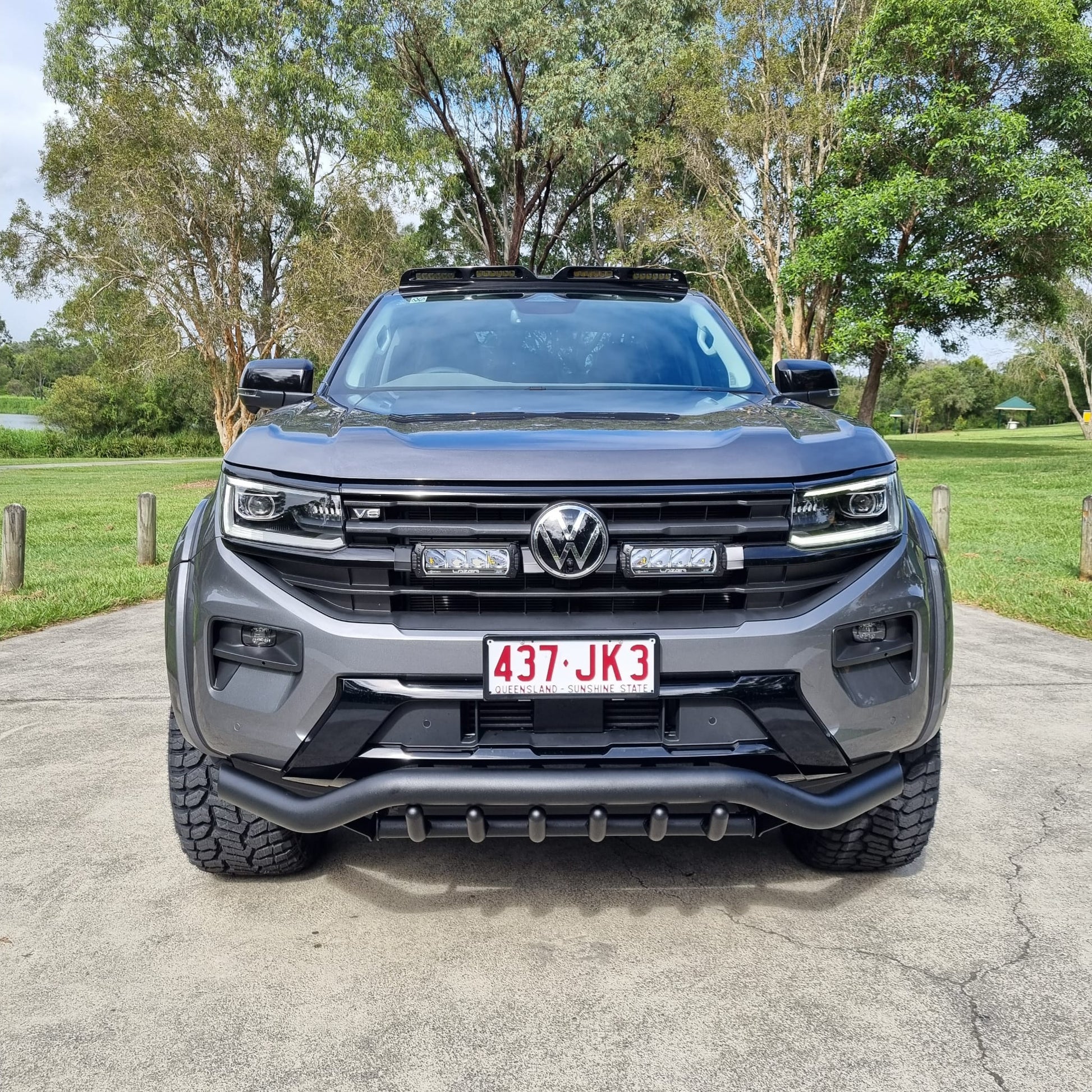 Pedders 2 Inch Heavy Duty Load Carrying and Towing Kit with Heavy Duty Front. Volkswagen Amarok 2023 on. 3.0 V6 models - 803596HF