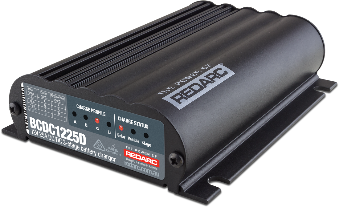 12V 25A DC-DC 3 Stage Battery Charger (with MPPT Solar) - BCDC1225D
