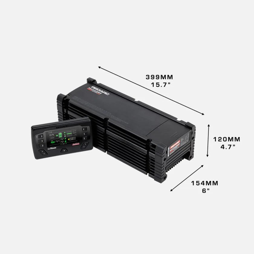 Manager Alpha 100A Battery Management System with UK AC Mains Plug - BMS12100-UK