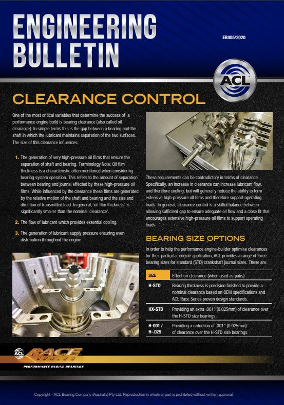 PROMO - ACL - Clearance Control EN - PROMO - ACL - Clearance Control EN