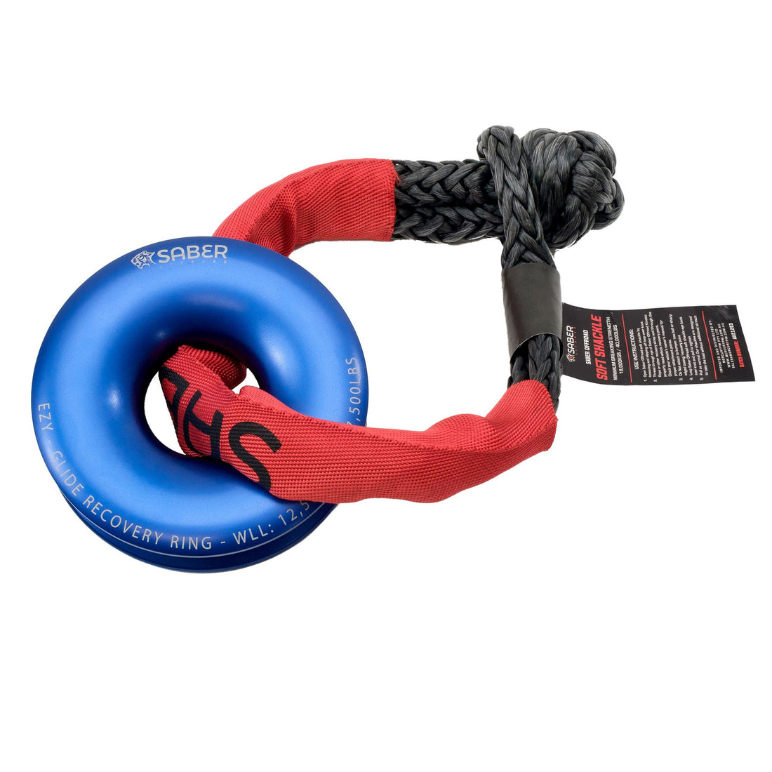 Saber Ezy-Glide Recovery Ring + 18K Sheath Soft Shackle Kit - SBR-12BRRK1