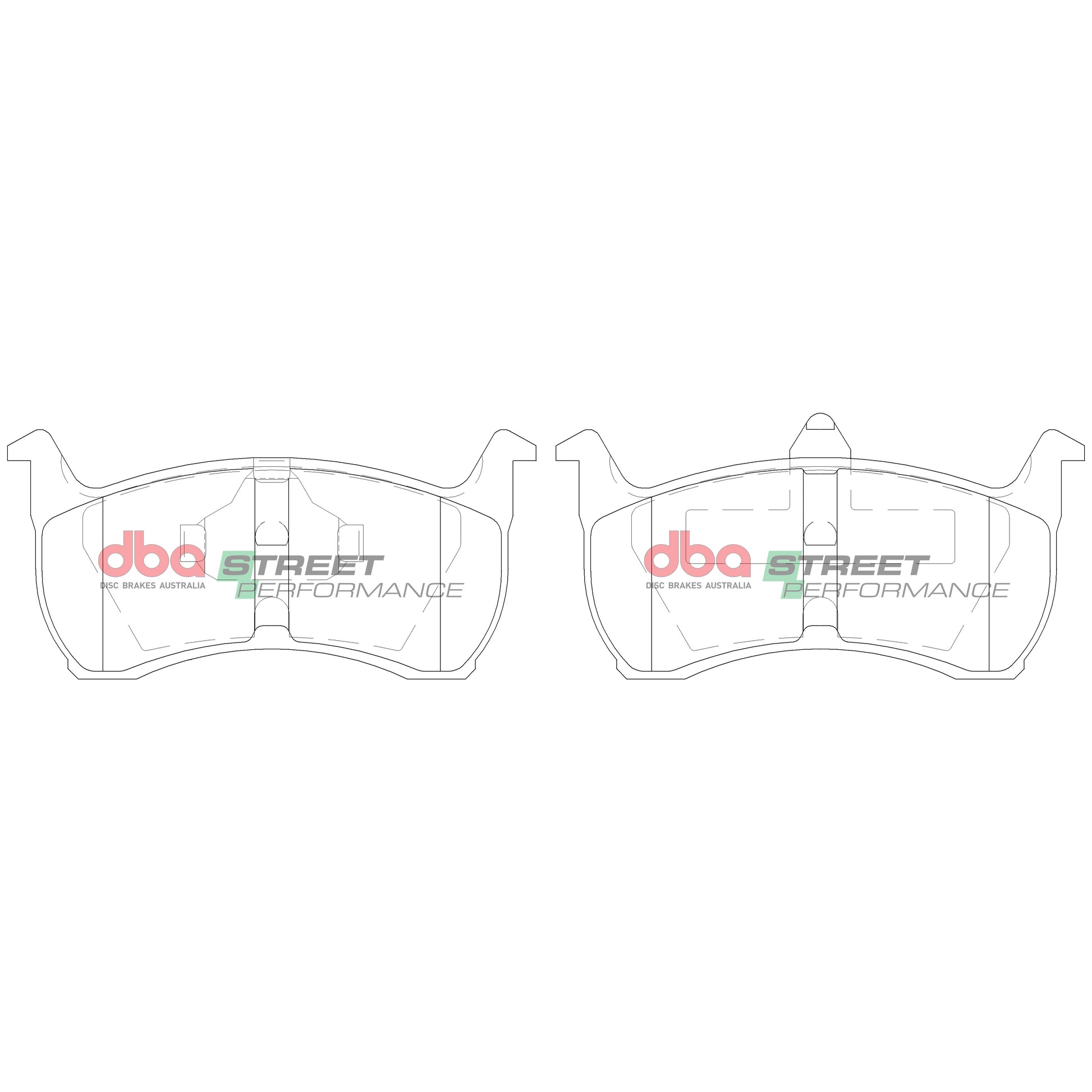 Brake Pads Street Performance | Front Axle - DB1108SP