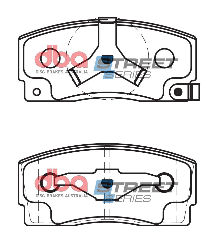 Brake Pads Street Series Ceramic | Front Axle - DB1125SS