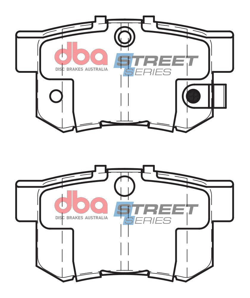 Brake Pads Street Series Ceramic | Rear Axle - DB1142SS
