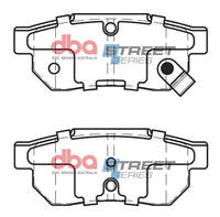 Brake Pads Street Series Ceramic | Rear Axle - DB1163SS