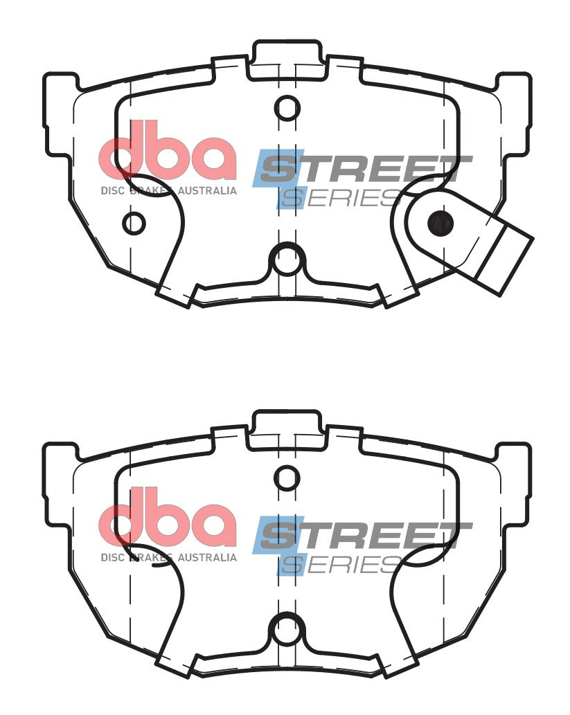 Brake Pads Street Series Ceramic | Rear Axle - DB1166SS