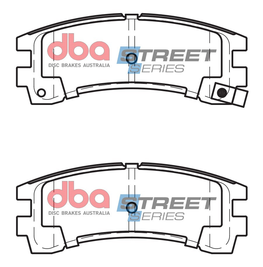 Brake Pads Street Series Ceramic | Rear Axle - DB1175SS